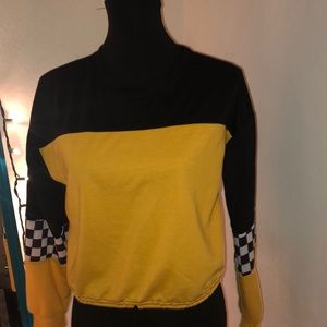 Yellow Long Sleeve w/ Stripes